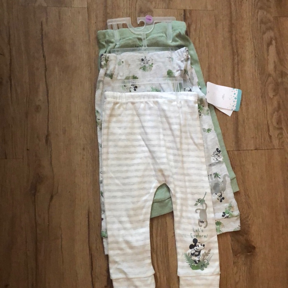 Mickey Mouse themed three piece jogger set 12 months** NWT  by Disney baby